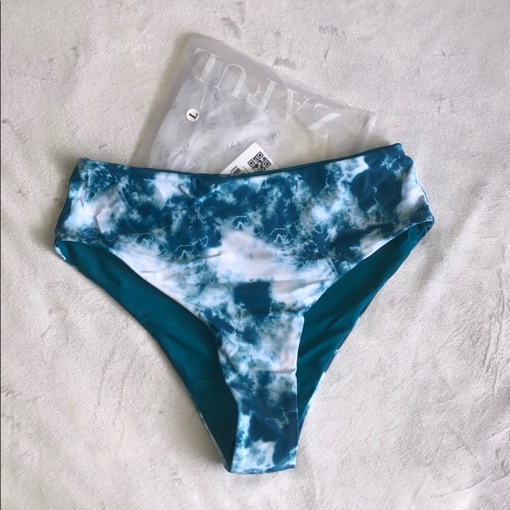 COPY - Teal Tie Dye Bikini Bottoms